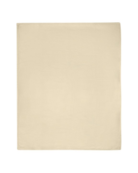 Plaid personnalisable SEASONS Couverture Marigold en polaire et sherpa RPET certifiée GRS