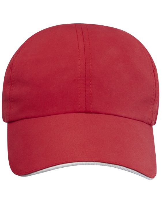 Casquette personnalisable ELEVATE Casquette sandwich 6 panneaux Morion GRS recyclée ajustable