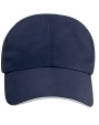 Casquette personnalisable ELEVATE Casquette sandwich 6 panneaux Morion GRS recyclée ajustable
