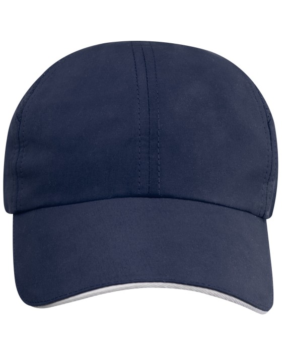 Casquette personnalisable ELEVATE Casquette sandwich 6 panneaux Morion GRS recyclée ajustable