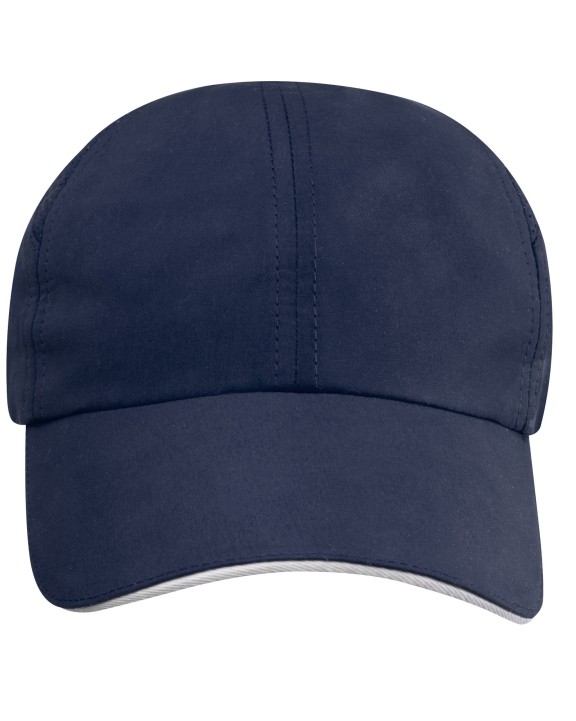 Casquette personnalisable ELEVATE Casquette sandwich 6 panneaux Morion GRS recyclée ajustable