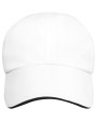 Casquette personnalisable ELEVATE Casquette sandwich 6 panneaux Morion GRS recyclée ajustable