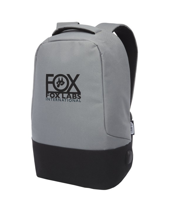 4DO Cover Diebstahlsicherer GRS RPET Rucksack 18L Tasche personalisierbar