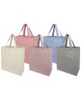 Tote bag personnalisable 4DO Sac shopping Pheebs à soufflets en matières recyclées 150 g/m² 13L