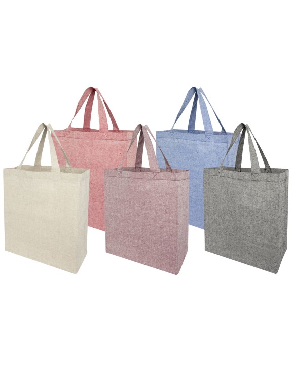 Tote bag personnalisable 4DO Sac shopping Pheebs à soufflets en matières recyclées 150 g/m² 13L