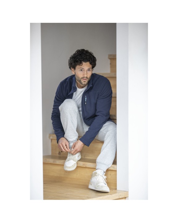 Veste personnalisable ELEVATE Veste Amber pour homme en polaire recyclée GRS entièrement zippée