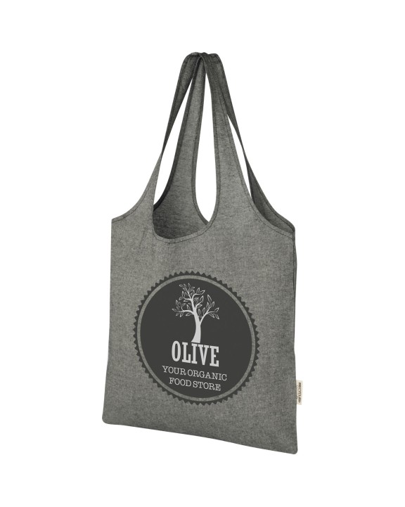 Tote bag 4DO Pheebs trendy draagtas 7 l van 150 g/m² gerecycled katoen voor bedrukking &amp; borduring