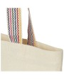 Tote bag personnalisable 4DO Sac shopping Rainbow de 5 l en coton recyclé 180 g/m²