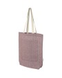 4DO Pheebs 150 g/m² recycelte Tragetasche mit Frontfach 9L Tote Bag personalisierbar