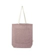 4DO Pheebs 150 g/m² recycelte Tragetasche mit Frontfach 9L Tote Bag personalisierbar