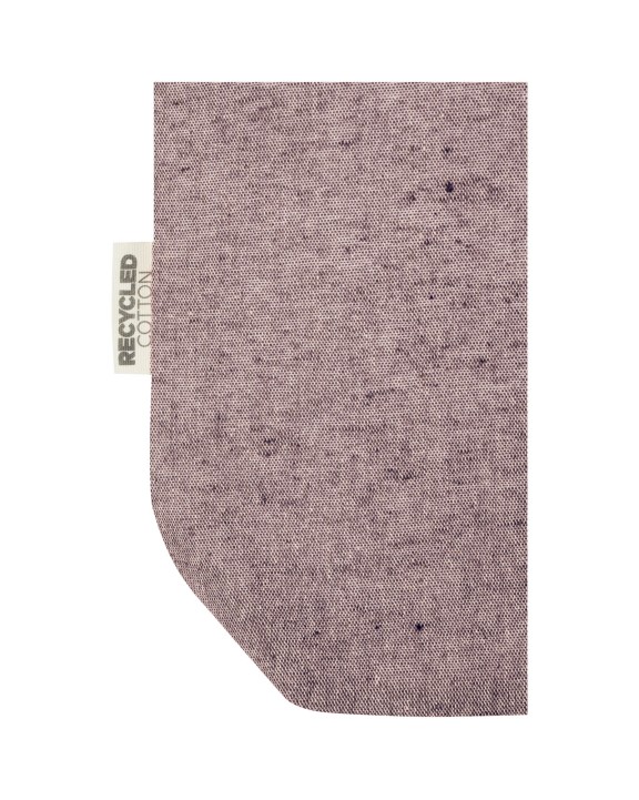 Tote bag 4DO Pheebs draagtas 9 l met voorvak van 150 g/m² gerecycled katoen voor bedrukking &amp; borduring