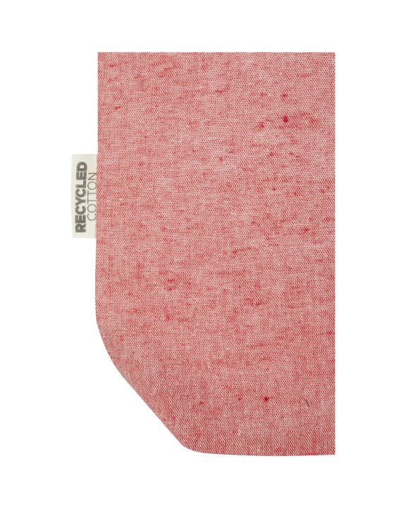 Tote bag 4DO Pheebs draagtas 9 l met voorvak van 150 g/m² gerecycled katoen voor bedrukking &amp; borduring