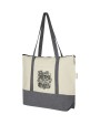 4DO Repose 320 g/m² recycelte Tragetasche mit Reißverschluss 10L Tote Bag personalisierbar