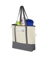 4DO Repose 320 g/m² recycelte Tragetasche mit Reißverschluss 10L Tote Bag personalisierbar