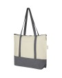 4DO Repose 320 g/m² recycelte Tragetasche mit Reißverschluss 10L Tote Bag personalisierbar
