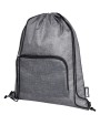 4DO Ash recycelter faltbarer Turnbeutel 7L Tasche personalisierbar