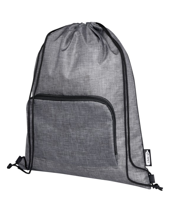 4DO Ash recycelter faltbarer Turnbeutel 7L Tasche personalisierbar