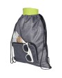 4DO Ash recycelter faltbarer Turnbeutel 7L Tasche personalisierbar