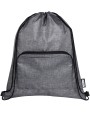 4DO Ash recycelter faltbarer Turnbeutel 7L Tasche personalisierbar