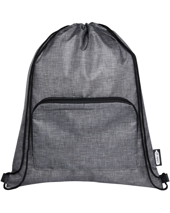4DO Ash recycelter faltbarer Turnbeutel 7L Tasche personalisierbar