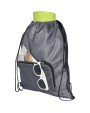 4DO Ash recycelter faltbarer Turnbeutel 7L Tasche personalisierbar