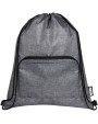 4DO Ash recycelter faltbarer Turnbeutel 7L Tasche personalisierbar