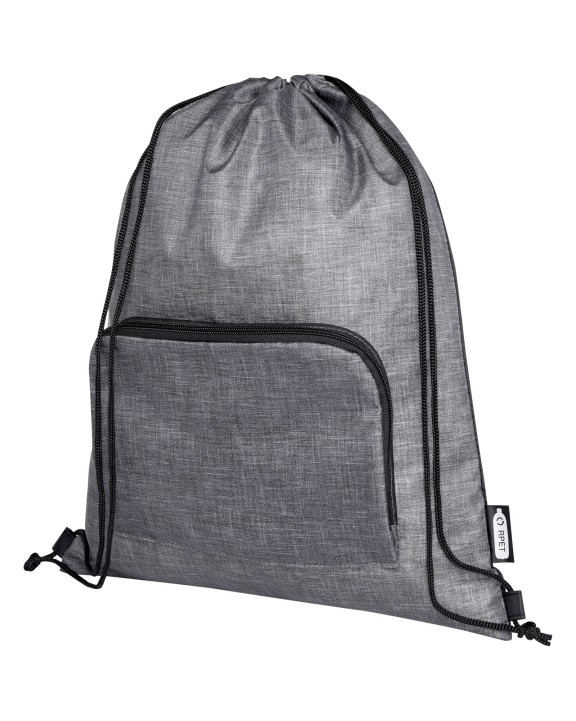 4DO Ash recycelter faltbarer Turnbeutel 7L Tasche personalisierbar