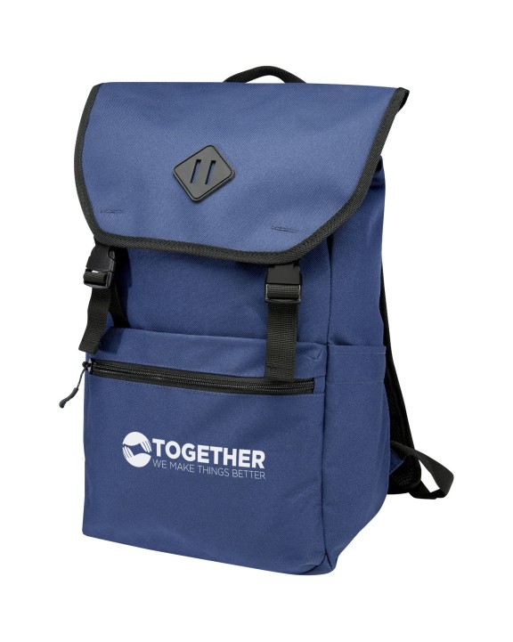 ELEVATE REPREVE® Our Ocean™ 15" GRS RPET Laptoprucksack 19L Tasche personalisierbar