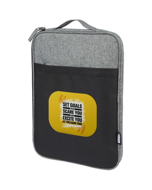 Tas & zak 4DO Reclaim GRS gerecyclede tweekleurige 14" laptophoes 2,5 L voor bedrukking &amp; borduring