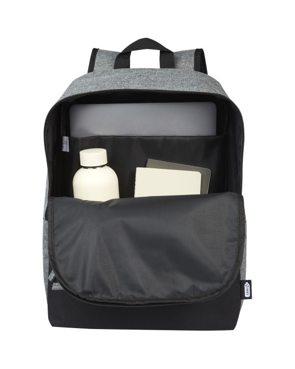 Tas & zak 4DO Reclaim GRS gerecyclede tweekleurige 15" laptoprugzak 14 L voor bedrukking &amp; borduring