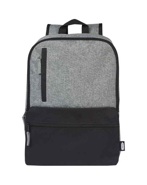 Tas & zak 4DO Reclaim GRS gerecyclede tweekleurige 15" laptoprugzak 14 L voor bedrukking &amp; borduring