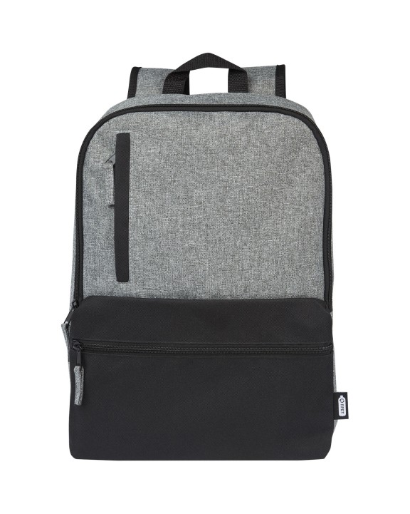 Tas & zak 4DO Reclaim GRS gerecyclede tweekleurige 15" laptoprugzak 14 L voor bedrukking &amp; borduring