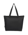 4DO SCX.design C36 3-in-1 rPET erweitertes Ladekabel mit Leuchtlogo in rundem Bambusgehäuse Tote Bag personalisierbar