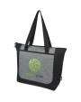 4DO SCX.design C36 3-in-1 rPET erweitertes Ladekabel mit Leuchtlogo in rundem Bambusgehäuse Tote Bag personalisierbar