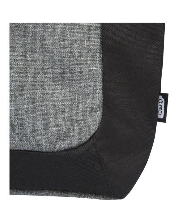 4DO SCX.design C36 3-in-1 rPET erweitertes Ladekabel mit Leuchtlogo in rundem Bambusgehäuse Tote Bag personalisierbar