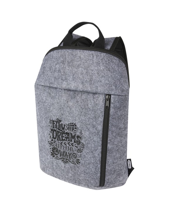 Sac & bagagerie personnalisable 4DO Sac à dos isotherme Felta GRS en feutrine recyclée de 7 L