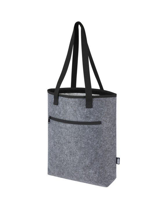4DO Felta Kühltragetasche aus GRS-recyceltem Filz 12 L Tasche personalisierbar
