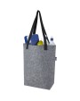 Tote bag 4DO Felta draagtas van GRS gerecycled vilt met brede bodem 12 l voor bedrukking &amp; borduring