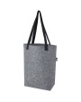 Tote bag 4DO Felta draagtas van GRS gerecycled vilt met brede bodem 12 l voor bedrukking &amp; borduring