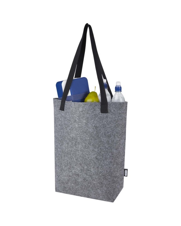 4DO Felta Tragetasche aus GRS-recyceltem Filz mit breitem Boden 12 L Tote Bag personalisierbar