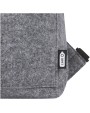 Sac & bagagerie personnalisable 4DO Sacoche de vélo avec dessus enroulable Felta de 13 L en feutre recyclé certifié GRS