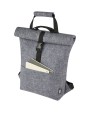 Sac & bagagerie personnalisable 4DO Sacoche de vélo avec dessus enroulable Felta de 13 L en feutre recyclé certifié GRS