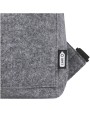 Sac & bagagerie personnalisable 4DO Sacoche de vélo avec dessus enroulable Felta de 13 L en feutre recyclé certifié GRS