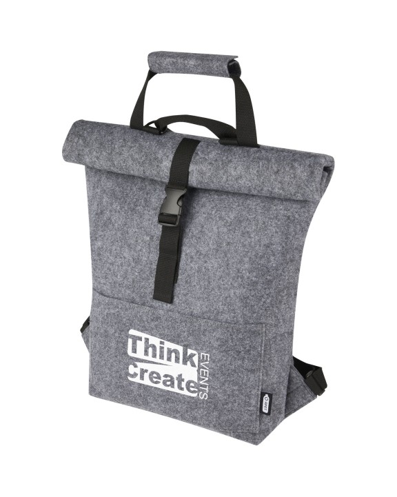 4DO Felta Fahrradtasche aus GRS-recyceltem Filz 13 L Tasche personalisierbar