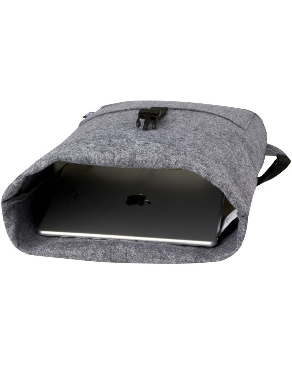 4DO Felta Fahrradtasche aus GRS-recyceltem Filz 13 L Tasche personalisierbar