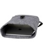 Sac & bagagerie personnalisable 4DO Sacoche de vélo avec dessus enroulable Felta de 13 L en feutre recyclé certifié GRS