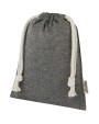 4DO Pheebs 150 g/m² GRS Zuziehbeutel aus Recyclingbaumwolle klein 0,5 l Tasche personalisierbar