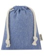 4DO Pheebs 150 g/m² GRS Zuziehbeutel aus Recyclingbaumwolle klein 0,5 l Tasche personalisierbar
