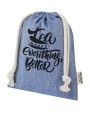 4DO Pheebs 150 g/m² GRS Zuziehbeutel aus Recyclingbaumwolle klein 0,5 l Tasche personalisierbar