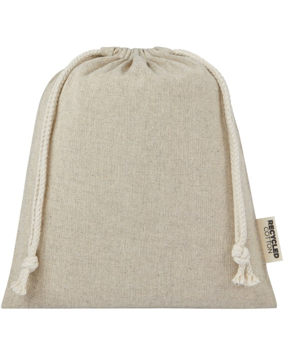 4DO Pheebs 150 g/m² GRS Zuziehbeutel aus Recyclingbaumwolle mittel 1,5 l Tasche personalisierbar